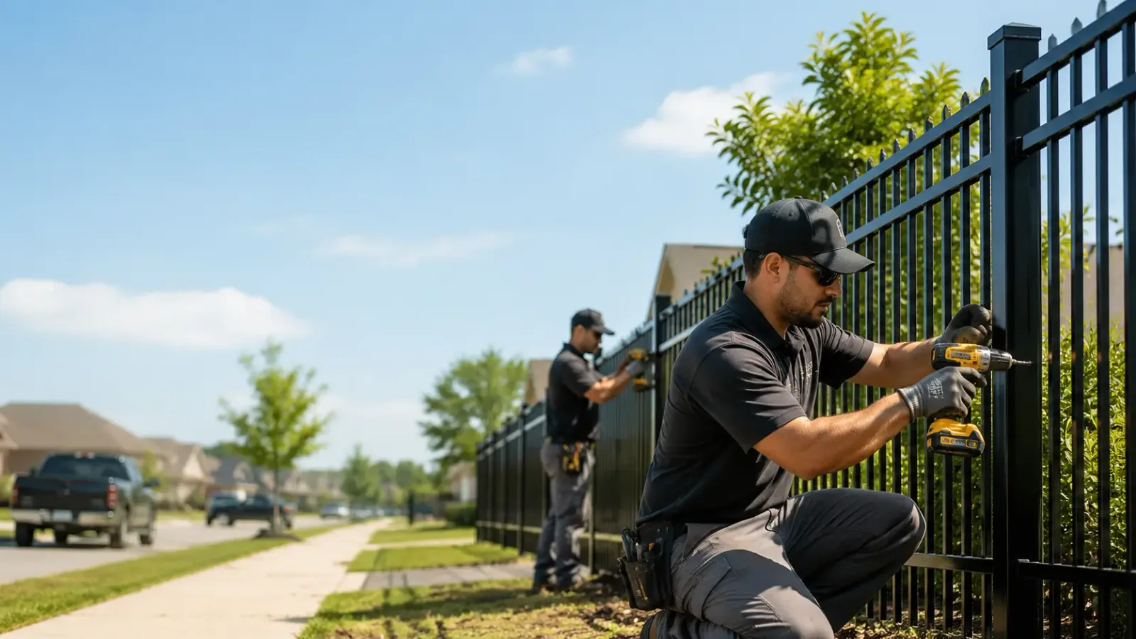 Metal Fence Installation in Brandon, MS